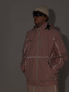 Women's Air Pose Neon Reflective Stripe Snow Jacket