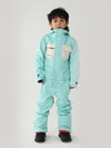 Kid's Air Pose Winter Warrior Block One Piece Snowsuit