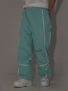 Men's Air Pose Neon Light Reflective Stripe Snow Pants