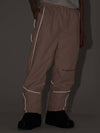 Men's Air Pose Neon Light Reflective Stripe Snow Pants