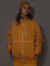 Women's Air Pose Neon Reflective Stripe Snow Jacket