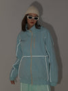 Women's Air Pose Neon Reflective Stripe Snow Jacket