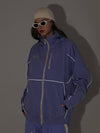 Women's Air Pose Neon Reflective Stripe Snow Jacket