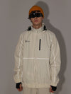 Men's Air Pose Neon Reflective Stripe Snow Jacket