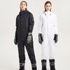 Women's Northfeel Hygge One Piece White Snowuits Ski Jumpsuits