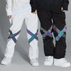 Women's Unisex Arctic Queen Glimmer Neon Light Cross X Snow Pants