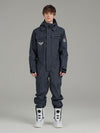 Men's Searipe Denim Work One Piece Snowsuit