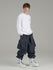 Men's Searipe Denim Baggy Cargo Snow Pants