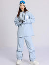 Women's Cosone Oblique Zipper Number 1 Solid Snow Suits