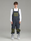 Men's Searipe Mountain Discover Denim Snow Pants Bibs