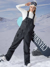 Women's PowderQueen Snow Adventure Bibs Denim Snow Pants