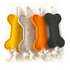 Leltcc Rope Knot Molar Bone Rod Colorblock Dog Toy