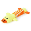 Leltcc Mini Cartoon Animal Shaped Rainbow Stripe Dog Toy