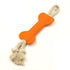 Leltcc Rope Knot Molar Bone Rod Colorblock Dog Toy