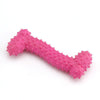 Leltcc Rubber Bone Polka Dot Dog Toy