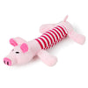 Leltcc Mini Cartoon Animal Shaped Rainbow Stripe Dog Toy