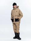 Men's High Experience Functional Infinite Cloister Geometry Concept Snowsuits