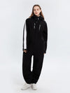 Women's Arctic Queen Stripe Mountain Infinity One Piece Snowsuit Ski Jumpsuit