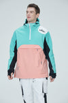 Men's Arctic Queen Mountain Star Color Block Anorak Snow Jacket