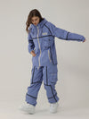 Women's Air Pose Mountain Breaker Stripe Cargo Snow Suits