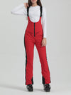 Women's Gsou Snow Elegant Flare Ski Bibs Pants