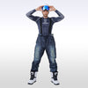 Men's Winter Warm Waterproof Hip Snowboard Denim Pants Jeans