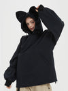 Women's Doorek Fluffy Cute Waterproof Fleece Snow Hoodie - Cat Ears Decoration