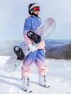 Women's Colorful Neon Winter Fun Mountain Snowboard Suits