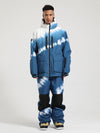 Men's Gsou Snow Winter Ranger Cargo Snow Jacket & Bibs Set