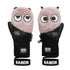 Women's Nandn Snow Mascot Furry Snowboard Gloves Winter Mittens