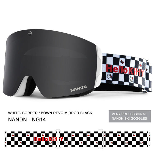 Nandn Unisex Animal Friendly Iconic Snow Goggles