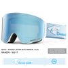 Nandn Unisex Snowboard Protection Openable Snow Ski Goggles