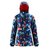 Women's SMN Mountain Aventure Fashion Print Waterproof Snowboard Jacket