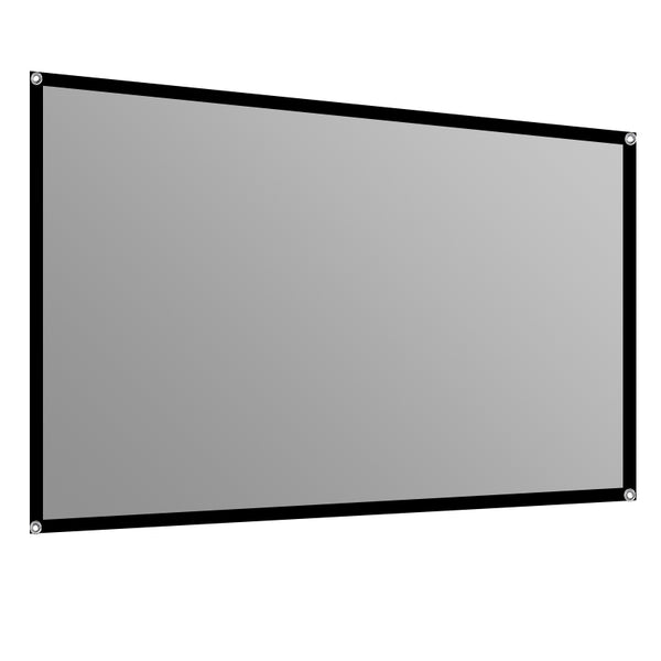 Leltcc 60-92 Inches Metal Anti Light Curtain Projector Screen