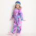 Kid's Blue Magic Waterproof Colorful One Piece Coveralls Ski Suits Winter Jumpsuits