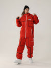 Women's Air Pose Mountain Breaker Stripe Cargo Snow Suits