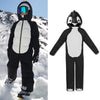 Phibee Kids Unisex Winter Animal Friendly Waterproof One Piece Snowsuits