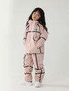 Kid's Air Pose Mountain Breaker Stripe Cargo Snow Jacket & Pants