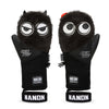 Women's Nandn Snow Mascot Furry Snowboard Gloves Winter Mittens