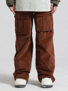 Men's Gsou Snow Corduroy Cargo Snowboard Pants