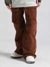 Men's Gsou Snow Corduroy Cargo Snow Pants