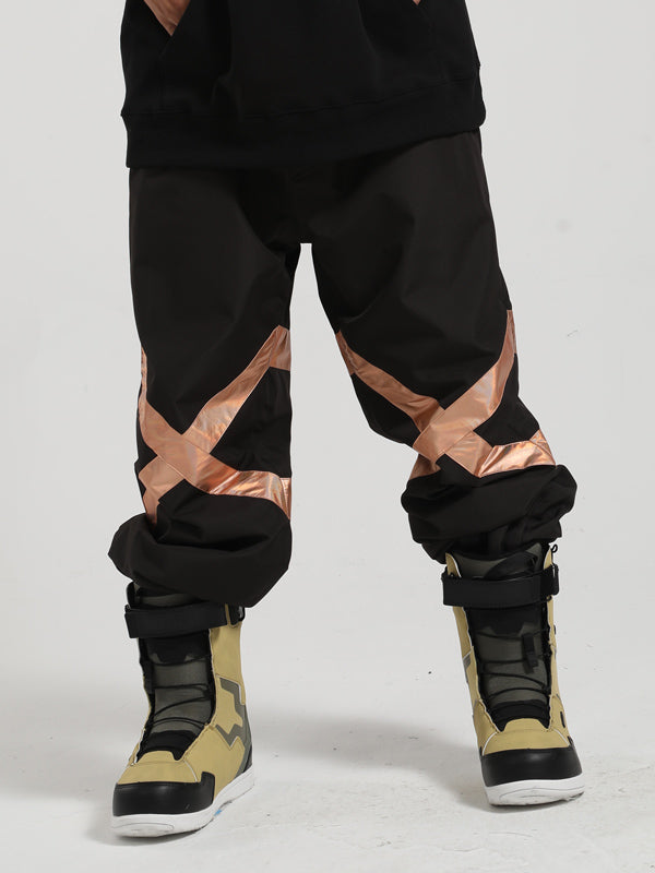 Men's Gsou Snow Elastic X Reflective Snow Pants