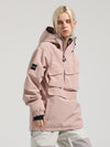 Women's Gsou Snow Winter Action Anorak Cargo Snow Jacket