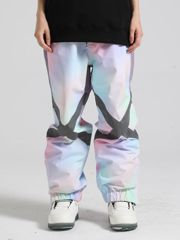 Women's Gsou Snow Elastic X Reflective Snowboard Pants