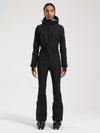 Women's Gsou Snow Classic Belted Flare One Piece Ski Suit