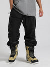 Men's Gsou Snow Reflective Pinstriped Letter Snowboard Pants