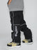 Men's Gsou Snow Reflective Pinstriped Letter Snowboard Pants