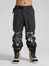 Men's Gsou Snow Graffiti Elastic Snowboard Sweatpants