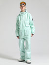 Women's Gsou Snow Neon Holographic Cargo Snowsuit