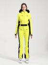 Women's Gsou Snow Classic Faux-Fur Trim Flare Dawn Ski Suit